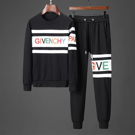 givenchy logo tracksuit bottoms|Givenchy tracksuit for men.